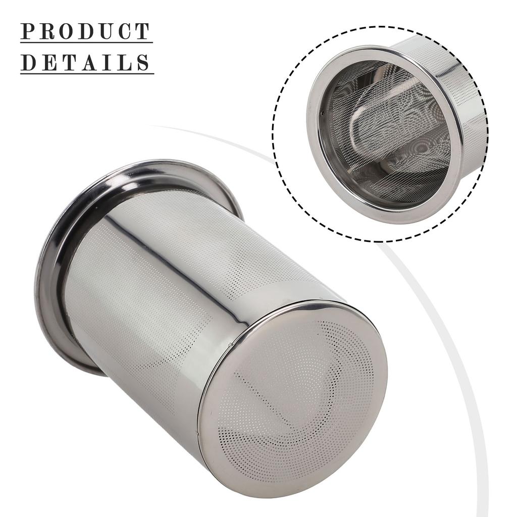Infuser Filter Brew Brew Coffee Fine Mesh Reusable Stainless Reusable Stainless Steel Tea Coffee Espresso Makers