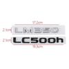 ABS Car Sticker for Lexus LC500h LM350 LM300h UX260h Letter Logo Fender Side Body Rear Trunk Emblem Badge Lid Symbol Accessories