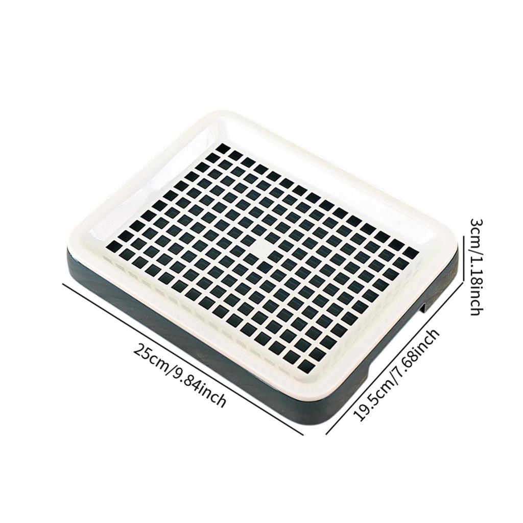 Rabbit Litter Tray Toilet Animal Potty Trainer Bunnies Corner Toilet Box for Ferret Hamster Dragon Cat Guinea Pig Dutch Supplies