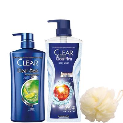 Clear Men Cool & Oil Control Hair & Body Care Bundle