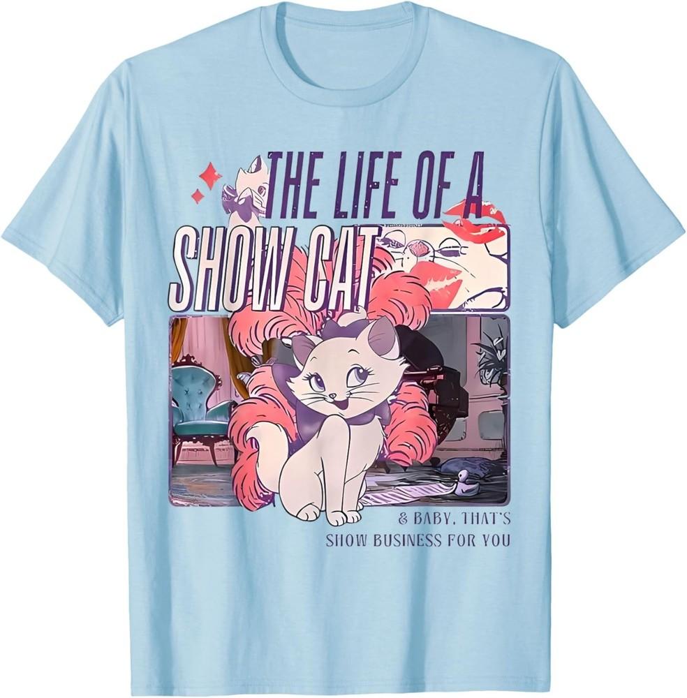 The Life of A ShowCat, Family Holiday Vacation Trip, Cat Lover T-Shirt L