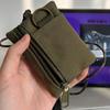 Outdoor Sports Men's Coin Purse Storage Pouch Mini Wallet Card Key Holder Clutch Bag Portable Mini Purse Canvas Bag