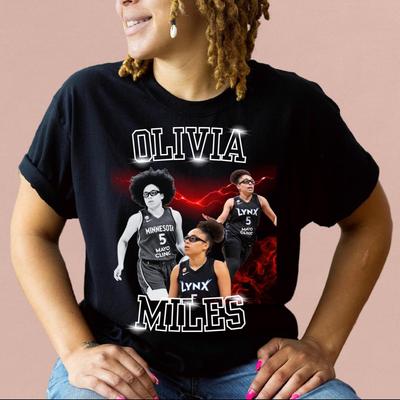 Olivia Miles Basketball Minnesota Lynx T-Shirt and Kids Tshirt