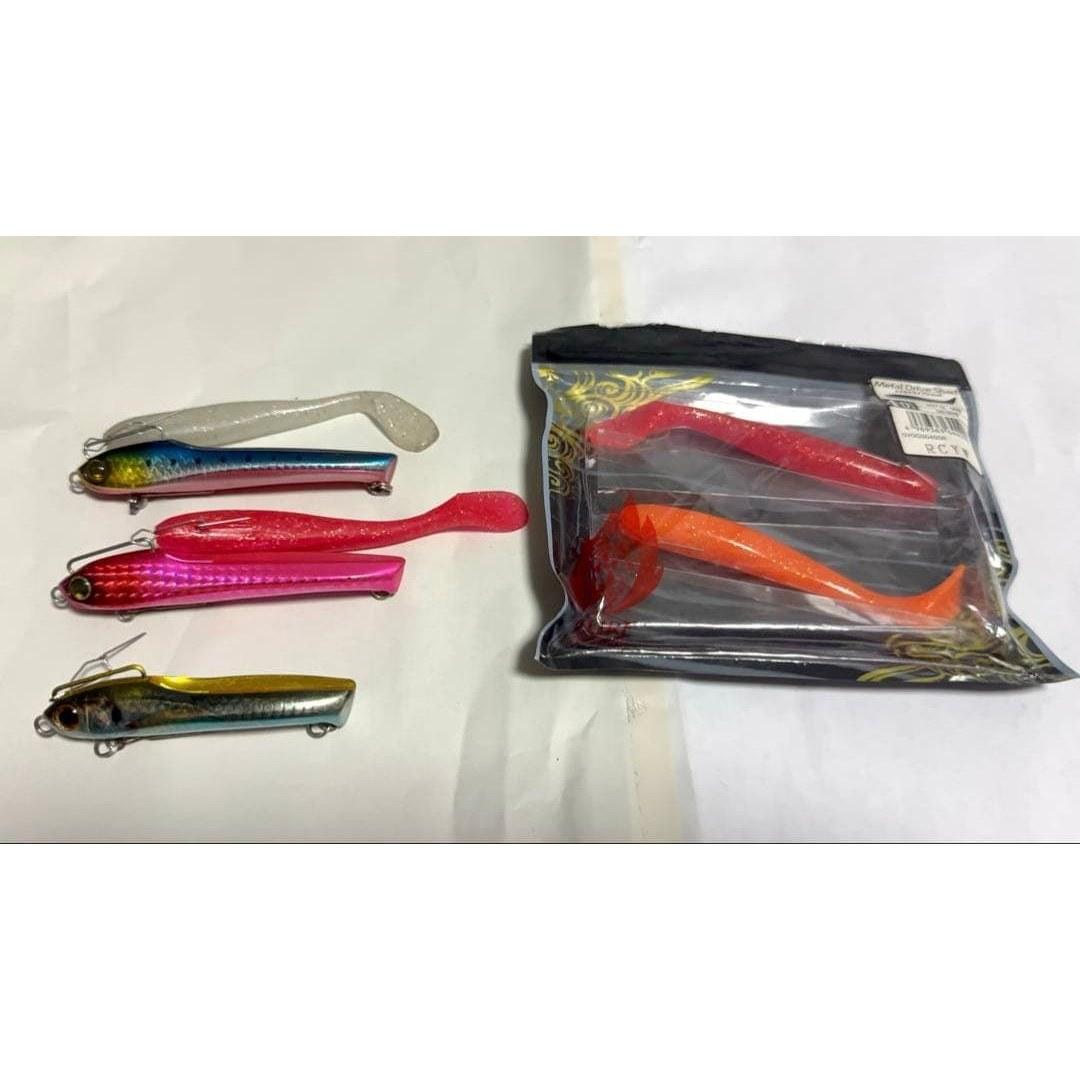 Shimano Metal Drive Worms 3-Piece Set Sea Bass Flounder