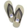 Zori Sandalen "Igusa-kun" Bequeme Passform mit hochwertiger Mezumi-gewebter Tatami Unisex Hanao Riemen Tatami Sandalen, Hergestellt in Japan Schwarzer Punkt, 25cm