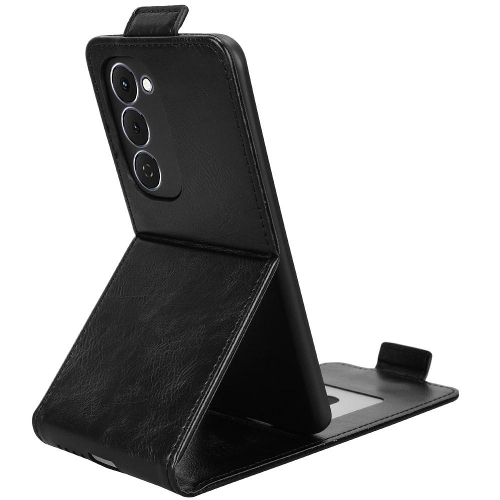For TECNO Spark 40 Pro+ 4G Stand Case Magnetic Clasp Vertical Flip Leather Phone Cover with Card Holder