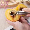 Fruit Peach Corer  Stainless Steel Corer Seed Removing Tool Portable Kitchen Utensil Reusable Fruit Vegetable Coring Tool