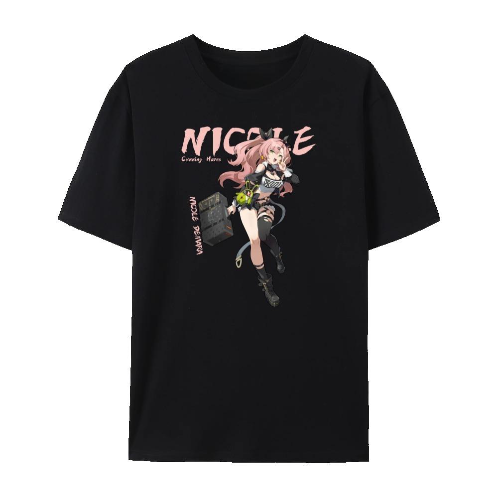 Zenless Zone Zero All Character's Impression Graphic Short Sleeve Cotton Crewneck T-Shirt