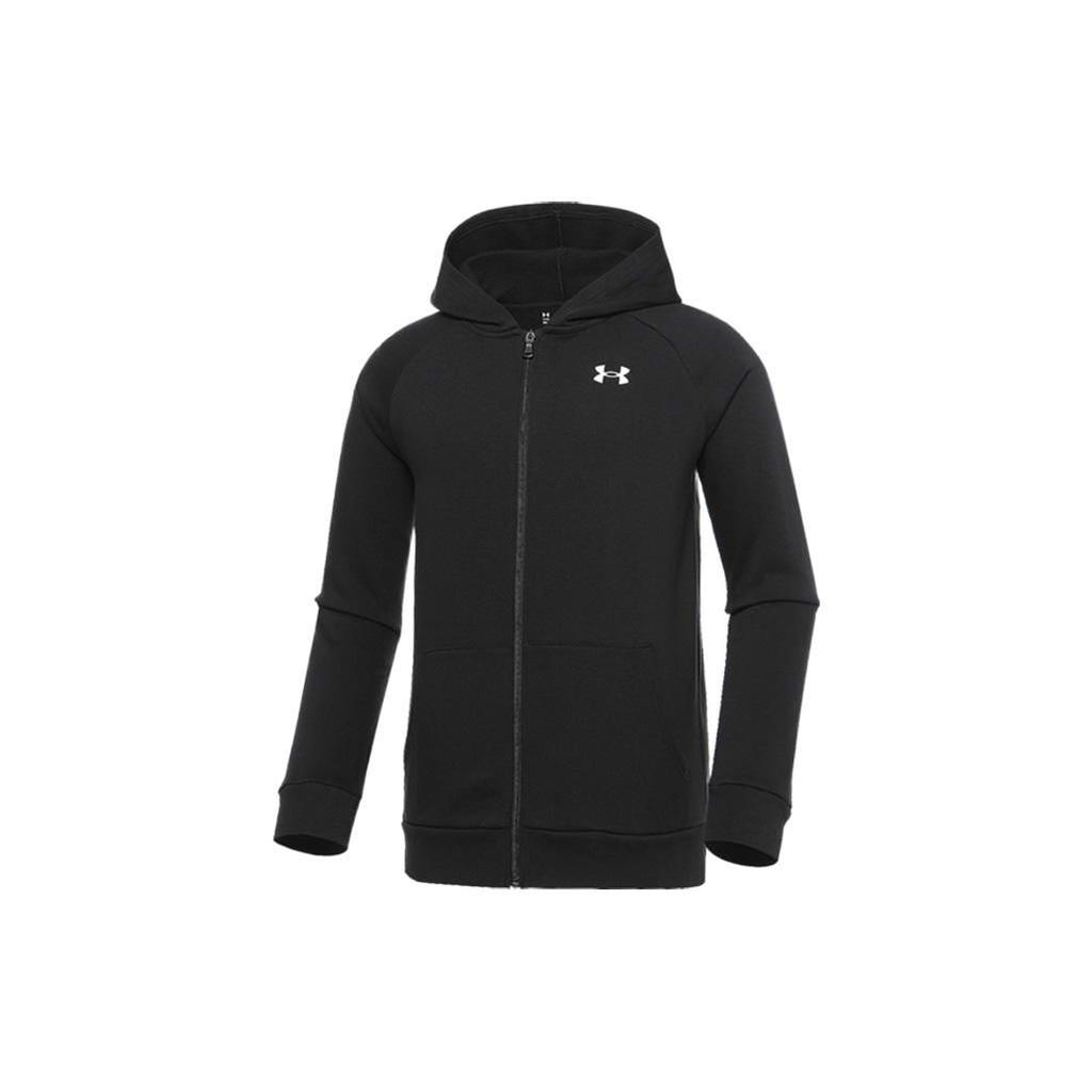 Under Armour Fleece Lined Hooded Jacket Kids Jackets Black 1357613-001
