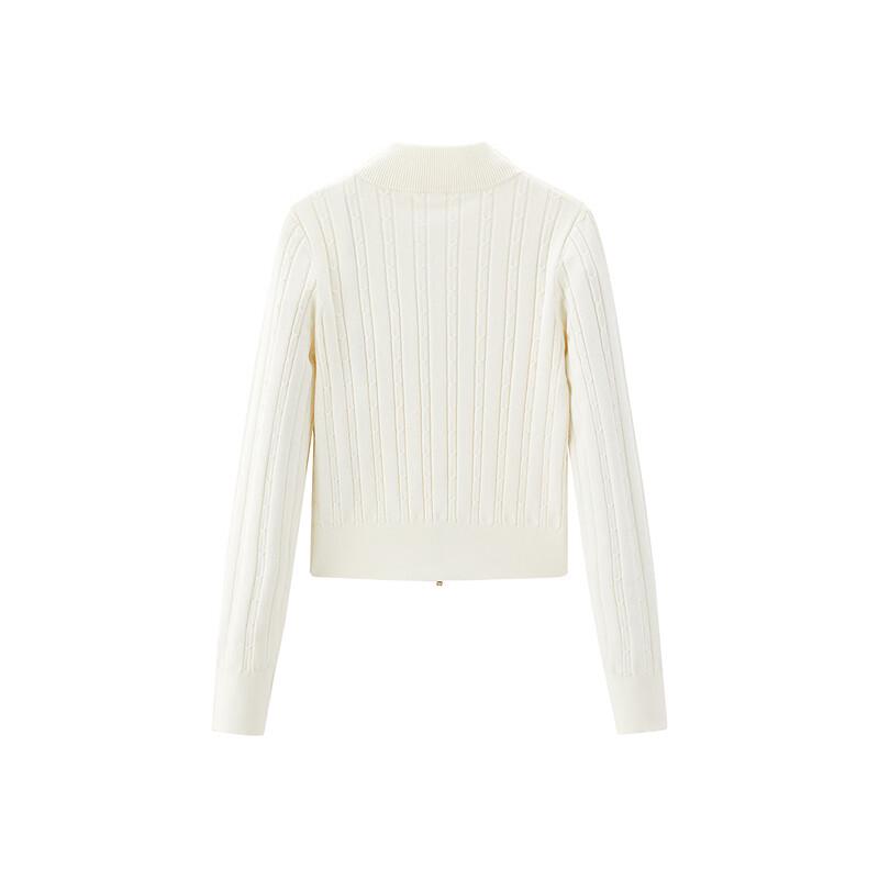 PEACEBIRD Women's Double-Zip Knit Cardigan