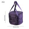 Bolsa de transporte acolchada gruesa para cuenco tibetano de yoga, bolsa de viaje con correa de transporte