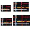 Modern Geometric Area Mat Soft Non Slip Machine Washable Polyester Vibrant Color Stripes Living Room Bedroom Office