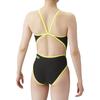 Training Swimsuit Black x Yellow L [Arena] Women's One-Piece (Open Back), (BKYL),