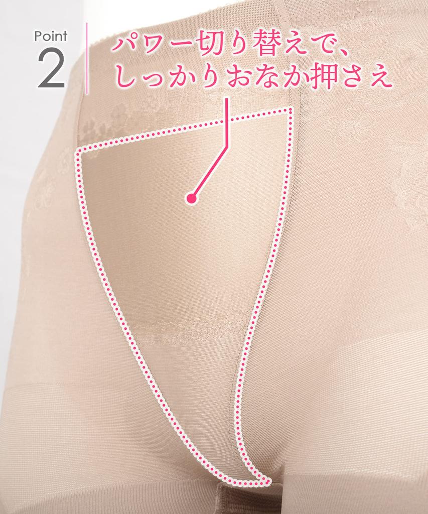 Girdle Walking Exercise Long Length Up KQ0821 Cinnamon Brown 58 [Wing/Wacoal] [Slim Pants] Women's