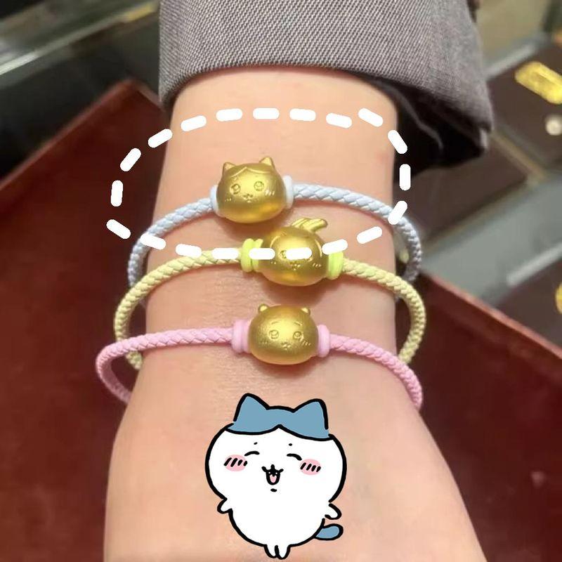 

Чиикава Гийка Вау Маленький Восемь Вусатч Тканый Браслет Ремешок для переноски DIY Дизайн Мультяшный Милый Хороший Друг Chiikawa small eight beaded hand rope