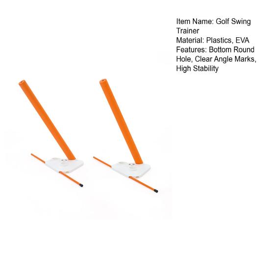 Golf Swing Flat Triangle Disc Golf Alignment Stick Holder EVA Material Bottom