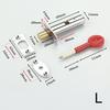 Stainless Steel Pipe Lock Invisible Mortise Door Lock Fire Door Escape Aisle Furniture Hardware Accessories