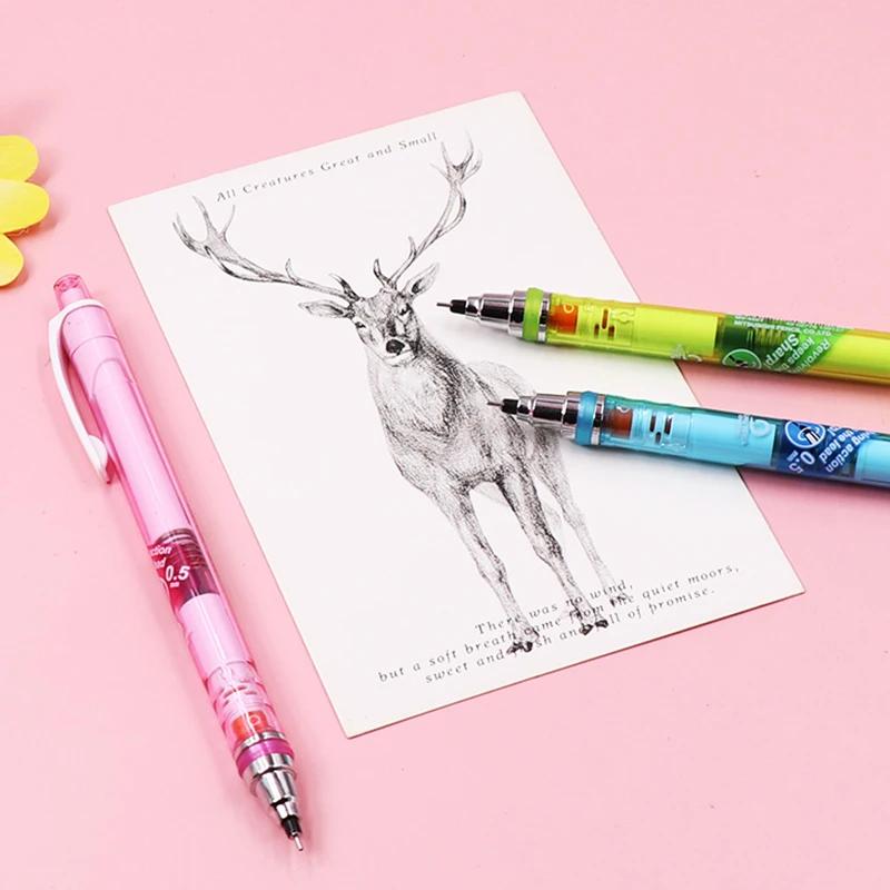 Uni KuruToga Mechanical Pencil, 0.5mm Smudge-Proof Auto Lead Rotation Writing/Drafting/Drawing Pen Japanese Stationery lapiseira
