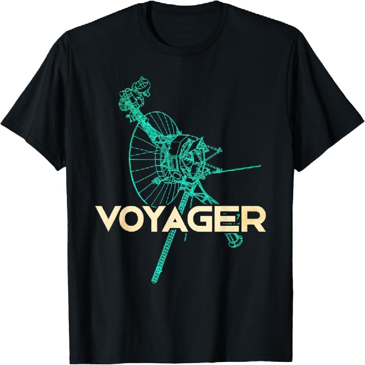 Voyager Space Probe Spacecraft Solar System Astronomy T-Shirt XXXXXL разноцветный