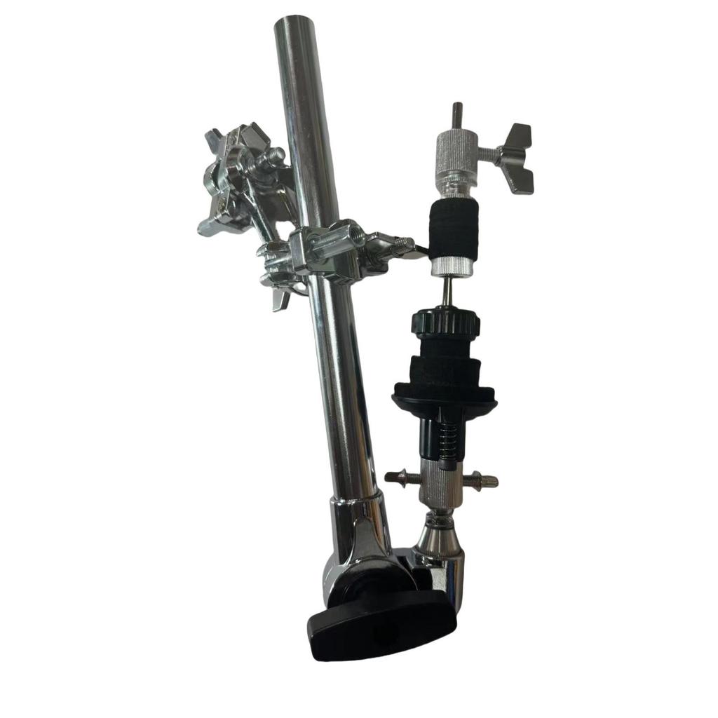 Jazz Drum Cowbell Clip & Hi-Hat Stand with Cymbal Stacker and Splash Cymbal Connection
