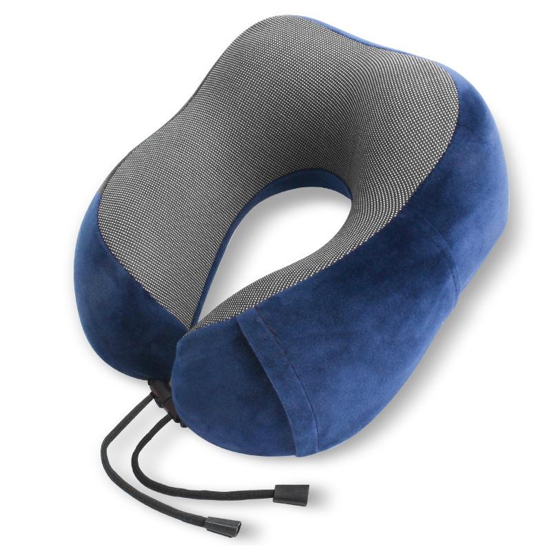 Memory Cotton U-shaped Travel Pillow Ergonomic Compliance Aircraft Office Headrests Relieve Neck Pressure with A Variety of Colors To Choose From