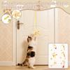 Cats Hanging Swing Teaser Toy , Self,Entertaining Elastic Feather Bell Toy For Door,Mounted Unsupervised Play