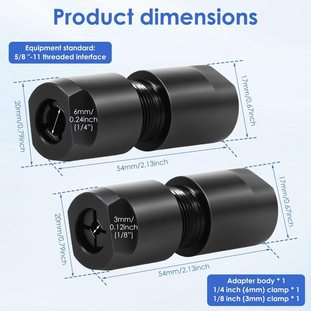 3 mm 6 mm Electric Drill Conversion Head Multi-function Design Straight Grinder Universal Thread Converters 100 Model
