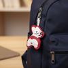 PU Leather Corgi Keychain Cute Dog Accessory Decoration Lightweight PU Craft Pendant For Daily Bag Styling