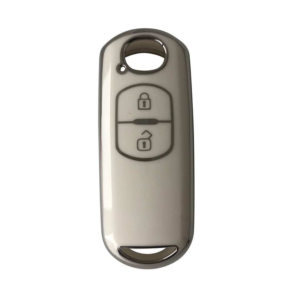 

Kinotaka TPU Smart Key Case for Mazda Cars 2 Buttons m