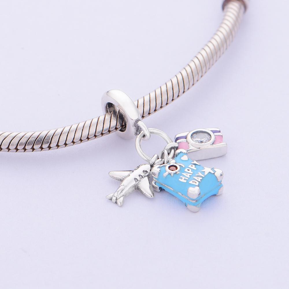 Brilliant Copper Butterfly Elephant Owl Firefly Salamander Pendant Fit Diy Bracelet Necklace Zoo Souvenir Gifts