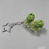 Fruit Keycap Stress Relief Clicker Keychain Mini Vegetable Pendant Keyboard Button Keyring Decompress Fingertip Keyring
