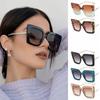 Vintage Square Fram Metal Eyewear Anti Blue Light Glasses Goggles Oversized Sunglasses Lentes  Mujer Lentes