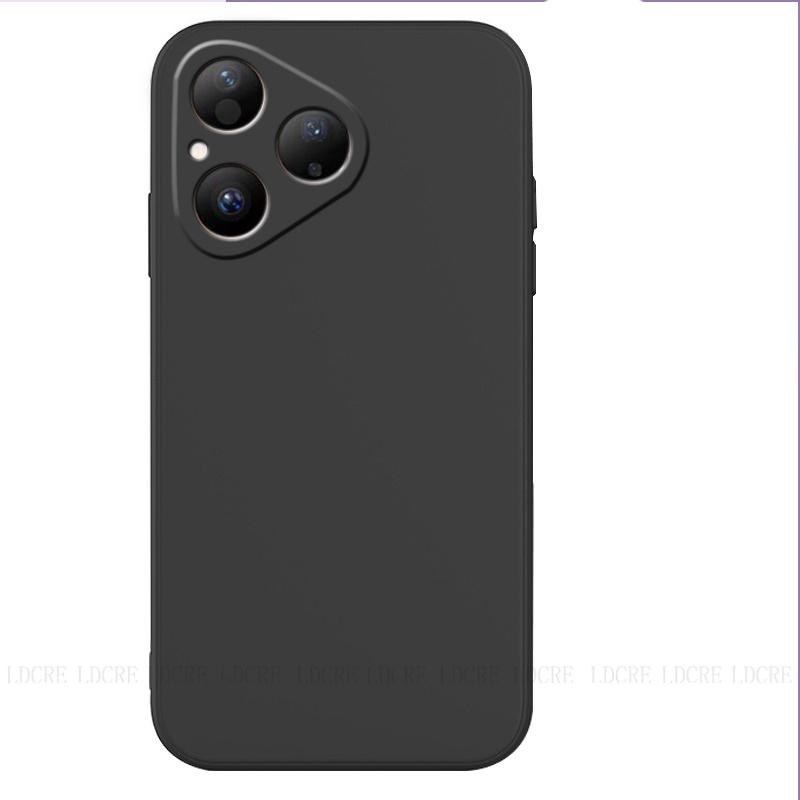 Чехол-накладка для Huawei Pura 80, Huawei Pura 80 Capa Bumper, Оригинальный жидкий силикон, Ударопрочный мягкий ТПУ чехол, Huawei Pura 80 Fundas Huawei Pura 80