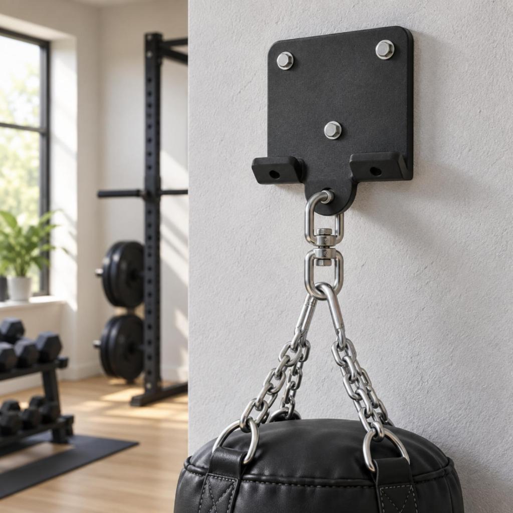 Punching Bag Bracket with Rotating Joint Training Holder Swivel Sturdy for Fighting Arts