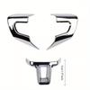 Chrome Car Steering Wheel Sticker Cover Sequin Trim For Golf 6 MK6 MK5 Steering Wheel Sequin Patch For Volkswagen For Polo
