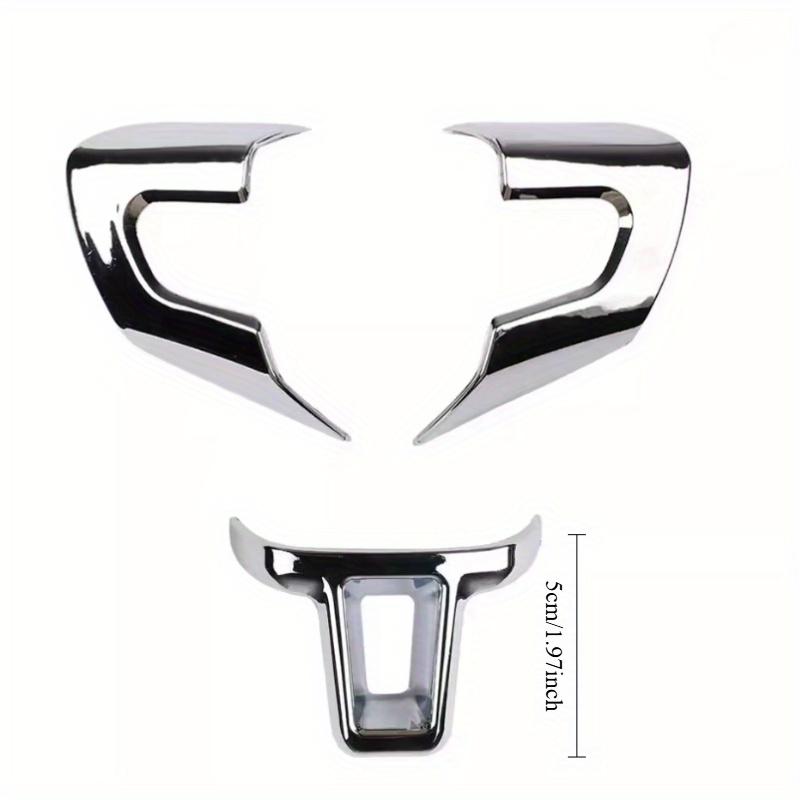Chrome Car Steering Wheel Sticker Cover Sequin Trim For Golf 6 MK6 MK5 Steering Wheel Sequin Patch For Volkswagen For Polo