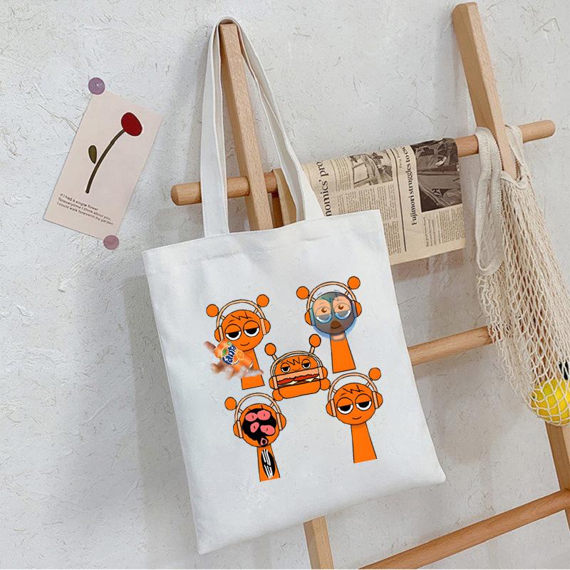 Game music box peripheral portable canvas bag to work out bento messenger bag shoulder bag large capacity