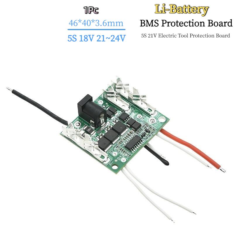 5S 18V Li-Akku Schutzplatine BMS-Modul 21V Elektrowerkzeug Schutzplatine