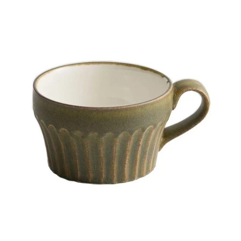 JUSTINLAU Ceramic Mug Valentine's Day Gifts Breakfast Coffee Milk Oat Cup Creative Couple Cup with Handle Home/Office Water Cups