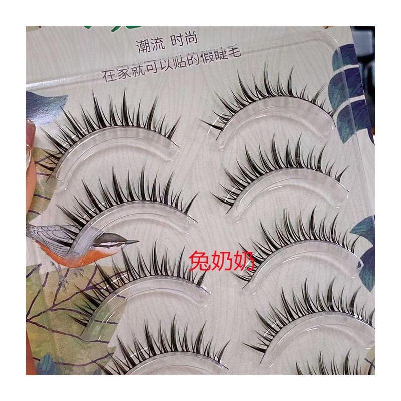 Mogugu - Set mit 5 Paar: Natürliche, zarte künstliche Wimpern