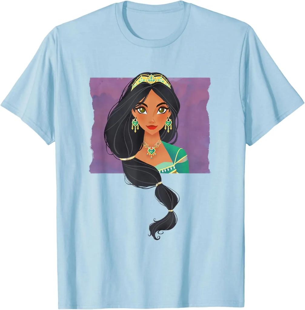 Hot Fashion Aladdin Live Action Princess Jasmine Cameo T-Shirt T-Shirt S-4XL Four Seasons Gift Unisex