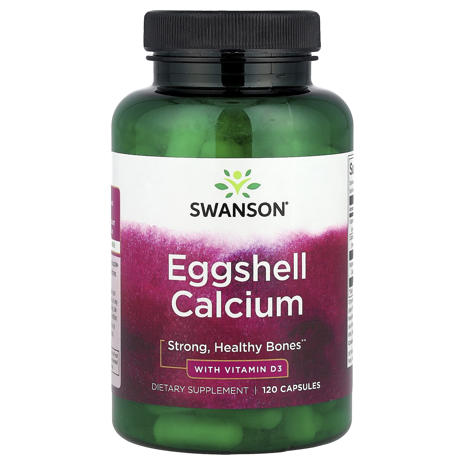 

Eggshell Calcium with Vitamin D3, 120 Capsules