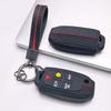 Key Fob Cover for Volvo XC90 XC70 S60 S80 V70 with Keychain Anti-Scratch Guard Shockproof Protection Soft Grip Texture Responsive Button Touch