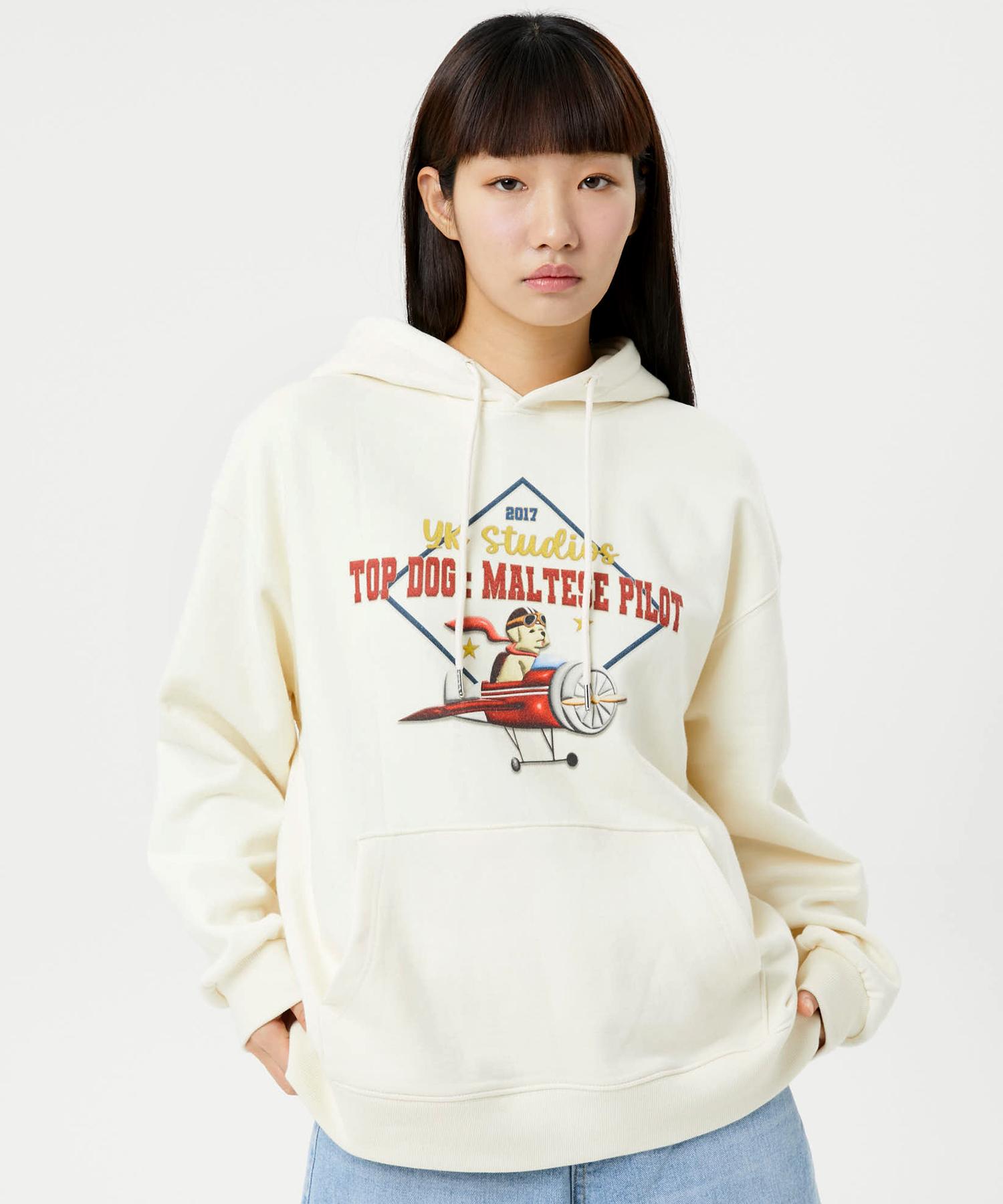 Yk Maltese Pilot Hoodie Ivory Ivory/No Napping 2