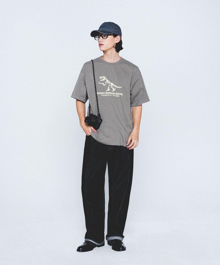 ESPIONAGE Cdc T-Rex Heavyweight Tee Stone