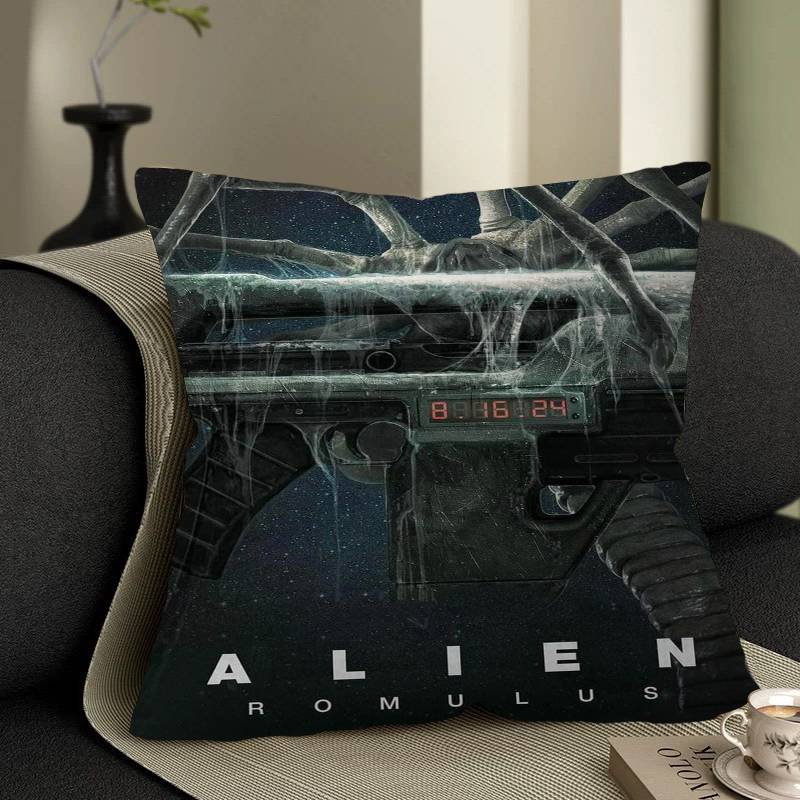 Alien Movie Art Poster Alien Cushion Cover Car Throw Pillow Case For Sofa Car Christmas Gift xcm xcm
