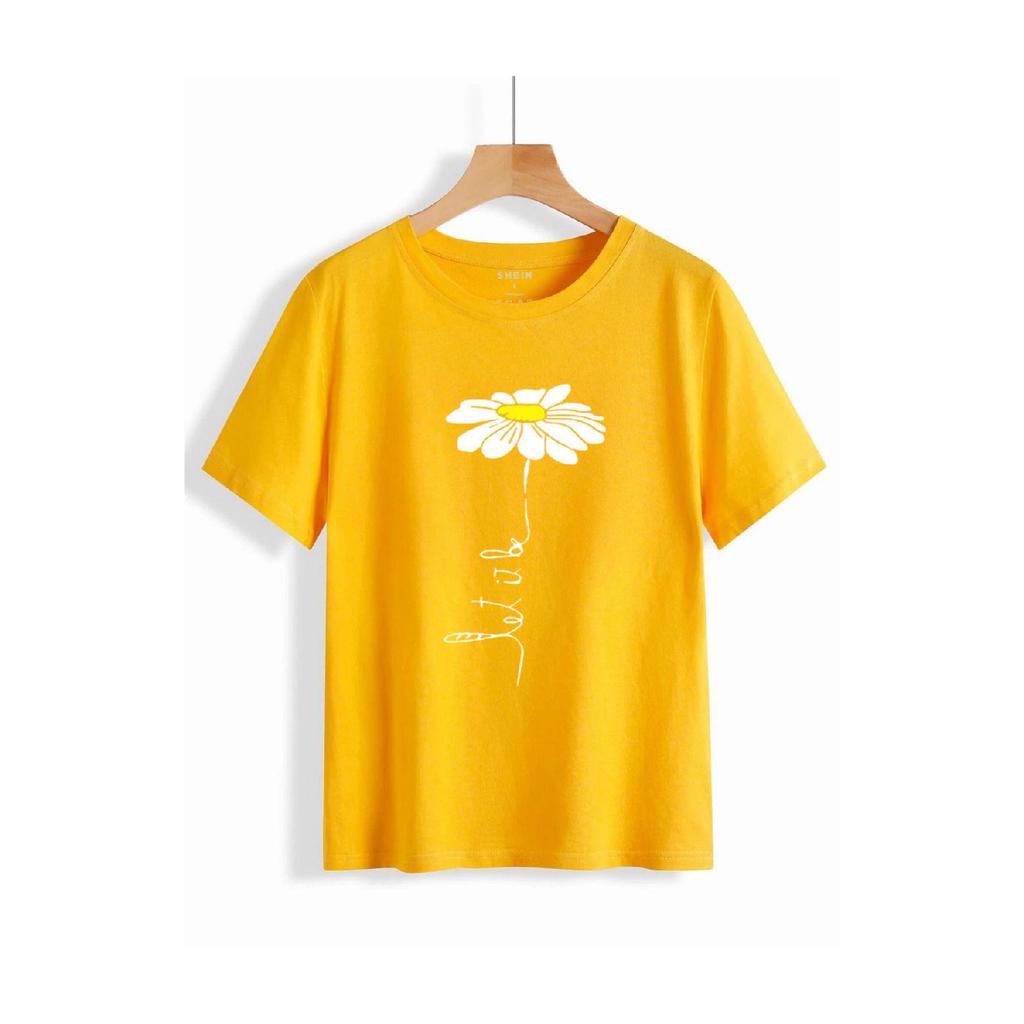 Unisex Daisy Printed Tshirt
