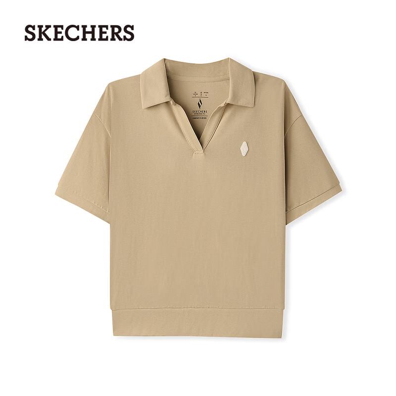 

Женская трикотажная футболка-поло с коротким рукавом Skechers L226W064 L 95