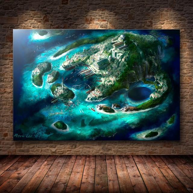 Canvas Game Poster Diablo 3 HD Pictures Art Paintings Canvas Art for Home Decor Painting Wall Art