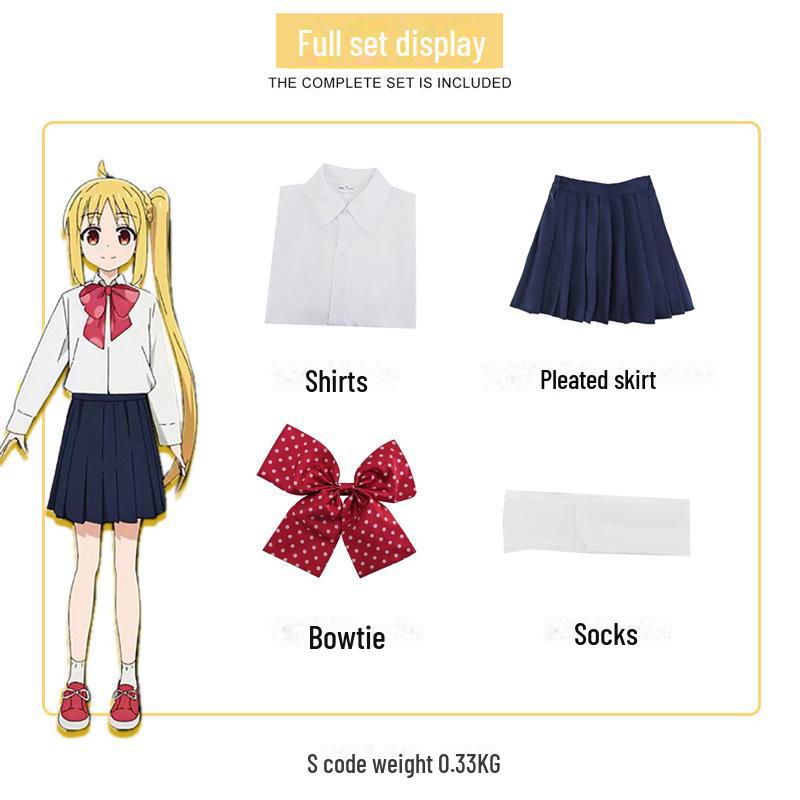 Бокки-Скала! Косплей Костюм-гото Ичири и Рё Ямада аниме униформа костюм Medium